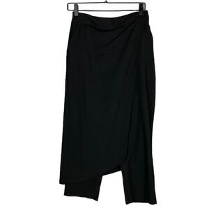 Monomania black skirt cropped pant